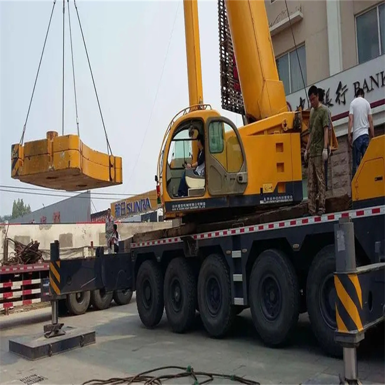 厦门当地吊车出租|机器吊装|75吨|工厂搬迁服务